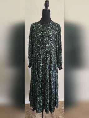 Zara | Dresses | Zara Green Plunge Neck Dress With Braided Straps | Poshmark